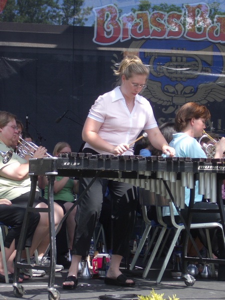 Teralyn Trace-Keith soloing with Athena Brass Band, GABBF 2005