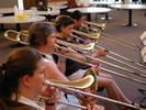 Trombone section rehearsing, GABBF 2005