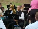 Doug Yeo playing ophicleide with Athena Brass Band, GABBF History Concert 2005